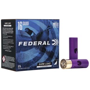 https3A2F2Fmedia.chattanoogashooting.com2Fimages2Fproduct2FFAH16342FFAH1634_1.jpg Federal Game-Shok Upland Game Hi Brass Load Shotshells 16 ga 2-3/4" 1-1/8 oz 1295 fps #4 25/ct