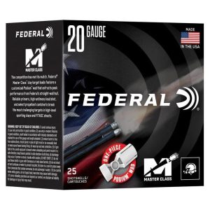 https3A2F2Fmedia.chattanoogashooting.com2Fimages2Fproduct2FFAMC224752FFAMC224751.jpg Federal Master Class Shotshells 20ga 2-3/4" 7/8oz 1250fps #7.5 25/ct