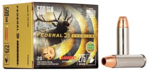 https3A2F2Fmedia.chattanoogashooting.com2Fimages2Fproduct2FFAP500XB12FFAP500XB1.jpg Federal Premium Barnes Expander Handgun Ammunition .500 S&W 275 gr JHP 1660 fps 20/ct