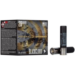 https3A2F2Fmedia.chattanoogashooting.com2Fimages2Fproduct2FFAPWBX28542FFAPWBX2854-1.jpg Federal Black Cloud FS Steel Shotshell 28ga 3" 3/4oz 1400 fps #4 25/ct