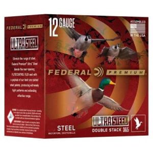 https3A2F2Fmedia.chattanoogashooting.com2Fimages2Fproduct2FFAPWUX142352FFAPWUX142245.jpg Federal Premium Ultra Steel Shotshells 12ga 3" 1-1/4oz 1450 fps #2 & #5 Shot 10/ct