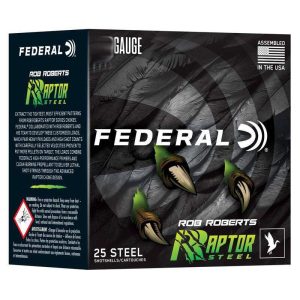 https3A2F2Fmedia.chattanoogashooting.com2Fimages2Fproduct2FFARRS20922FFARRS20921.jpg Federal Ron Roberts Raptor Steel Shotshells 20ga 3" 1oz 1400 fps #2 25/ct