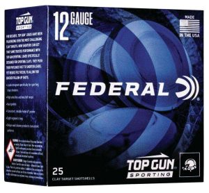 https3A2F2Fmedia.chattanoogashooting.com2Fimages2Fproduct2FFATGSH1282FFATGSH1275.jpg Federal Top Gun Sporting Shotshells 12 ga 2-3/4" 1oz 1300 fps #8 25/ct