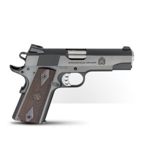 https3A2F2Fmedia.chattanoogashooting.com2Fimages2Fproduct2FFKPX94172FFKPX9417.jpg Springfield 1911 Garrison Handgun 9mm Luger 9rd Magazine(1) 4.25" Barrel Wood Grips Blued
