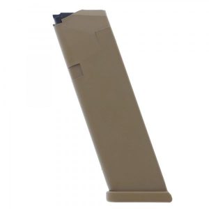 https3A2F2Fmedia.chattanoogashooting.com2Fimages2Fproduct2FGL390542FGL39054.jpg Glock Gen5 Factory Magazine Coyote G17 G17L G19 G19X G26 G34 9mm Luger 17/rd Bulk