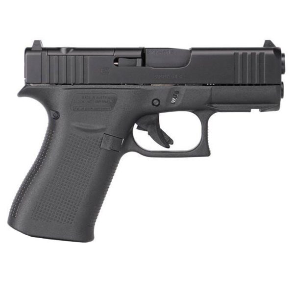 https3A2F2Fmedia.chattanoogashooting.com2Fimages2Fproduct2FGLPX4350203FRMOS2FGLUX4350201FRMOS-1_2.jpg Glock 43x MOS Handgun 9mm Luger 15rd Magazines (2) 3.41" Barrel Black FS with Front Rails