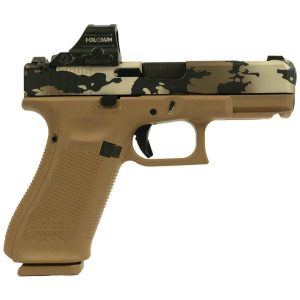 https3A2F2Fmedia.chattanoogashooting.com2Fimages2Fproduct2FGLUV1950703XCAM2Fglock_19x_v_9mm_gns_comm_17rd_camo_ported_barrel_w_ho_gluv1950703xcam_0003_Right.jpg Glock V-Series Model 19x OR Camo Handgun 9mm Luger 17rd Magazines (3) 4.02" Ported Barrel Holosun 407C X2
