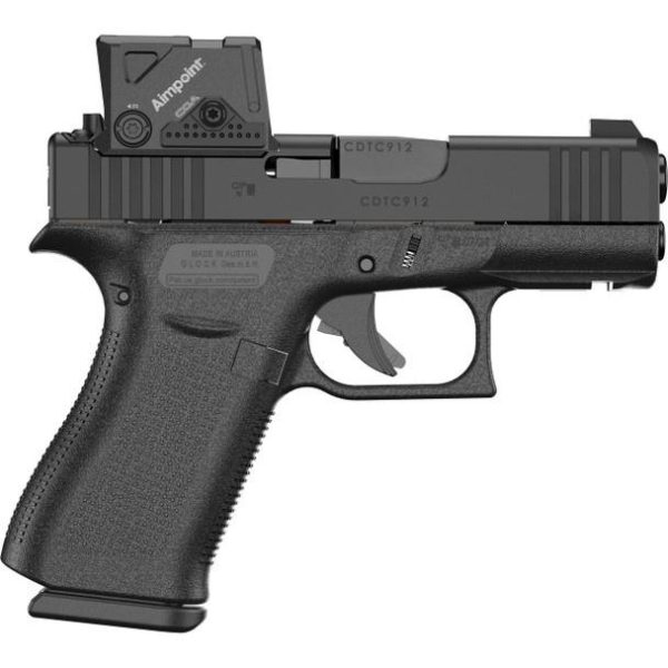 https3A2F2Fmedia.chattanoogashooting.com2Fimages2Fproduct2FGLUX4350B01FRMOS8A42FGLPX4350B03FRMOS8A43.jpg Glock 43X MOS w/Aimpoint COA Handgun 9mm Luger 10rd Magazines(2) 3.4" Barrel US Made