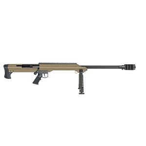 https3A2F2Fmedia.chattanoogashooting.com2Fimages2Fproduct2FGX140322FGX140321.jpg Barrett Model 99 Rifle 50 BMG Single Shot 29" Fluted Barrel FDE Finish w/Bipod and Pelican Hardcase