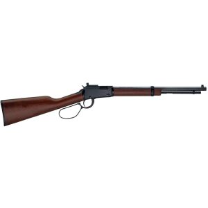 https3A2F2Fmedia.chattanoogashooting.com2Fimages2Fproduct2FHLH001TRP22M2FHLH001TRP22-1.jpg Henry H1 Large Loop Tracker Carbine Rifle .22 WMR 10rd Capacity 16.5" Barrel Walnut Stock