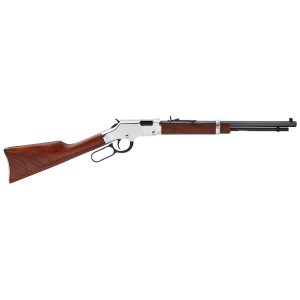 https3A2F2Fmedia.chattanoogashooting.com2Fimages2Fproduct2FHLH004SY2FHLH004SY.jpg Henry Golden Boy Silver Compact/Short LOP Rifle 22 LR 12rd Capacity 17" Barrel Walnut