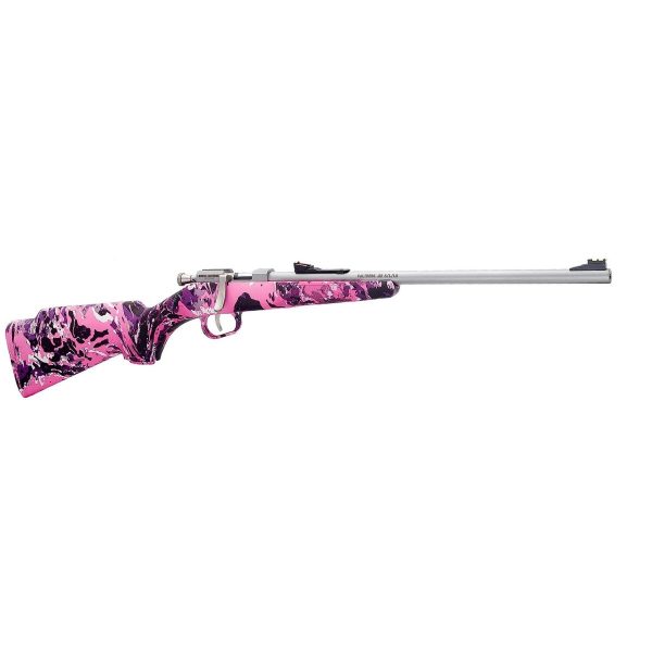 https3A2F2Fmedia.chattanoogashooting.com2Fimages2Fproduct2FHLH005RMG2FHLH005RMG1.jpg Henry Mini Bolt Compact G2 Rilfe .22 S/L/LR Single Round Capacity 16.25" Barrel Muddy Girl Camo Stock