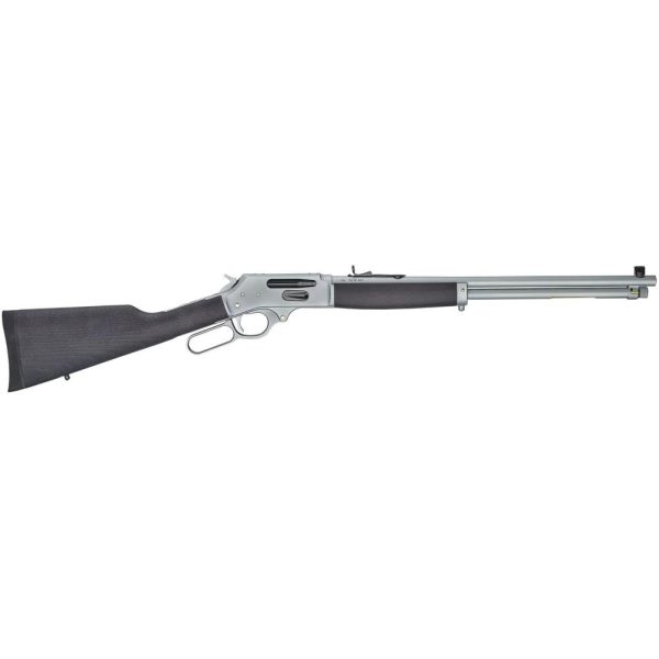 https3A2F2Fmedia.chattanoogashooting.com2Fimages2Fproduct2FHLH009GAW2FHLH009GAW-1.jpg Henry All-Weather Lever Action Side Gate Rifle .30-30 5rd Magazine 20" Barrel Black and Silver