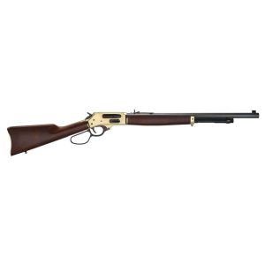 https3A2F2Fmedia.chattanoogashooting.com2Fimages2Fproduct2FHLH010BG2FHLH010BG-1.jpg Henry Brass Lever Action Side Gate Rifle .45-70 4rd Magazine 22" Octagon Barrel with Large Loop