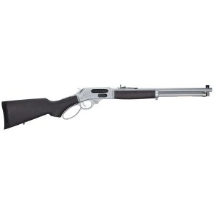 https3A2F2Fmedia.chattanoogashooting.com2Fimages2Fproduct2FHLH010GAW2FHLH010GAW1.jpg Henry All-Weather Lever Action Side Gate Large Loop Rifle .45-70 Govt 4rd Capacity 18.43" Barrel