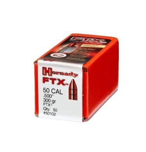 Hornady FTX Handgun Bullets .50 cal .500" 300 gr FTX 50/ct