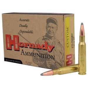 https3A2F2Fmedia.chattanoogashooting.com2Fimages2Fproduct2FHO80702FHO8070-1.jpg Hornady Custom Lite Rifle Ammunition .275 Rigby 140 gr SP 2680 fps 20/ct