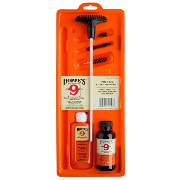 https3A2F2Fmedia.chattanoogashooting.com2Fimages2Fproduct2FHSPCO38B2FHSPCO38B-1.jpg Hoppe's Handgun Cleaning Kit for Calibers .38 .357 9mm Luger