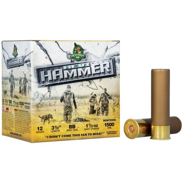 https3A2F2Fmedia.chattanoogashooting.com2Fimages2Fproduct2FHVHS283882FHVHS28388-1.jpg HEVI-Shot Hevi-Hammer Shotshell 12ga 3.5" 1.5oz 1500 fps #BB 25/ct