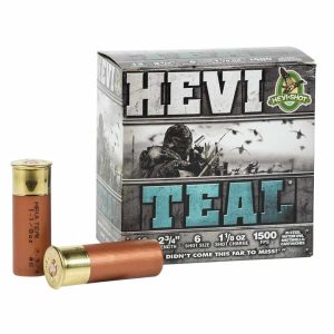 https3A2F2Fmedia.chattanoogashooting.com2Fimages2Fproduct2FHVHS620062FHVHS62006.jpg HEVI-SHOT HEVI-Teal Shotshells 20 ga 3" 7/8oz 1500 fps #6 25/ct