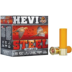https3A2F2Fmedia.chattanoogashooting.com2Fimages2Fproduct2FHVHS620272FHVHS620271.jpg HEVI-Shot HEVI-Steel Shotshells 20ga 2-3/4" 3/4oz 1325 fps #7 25/ct