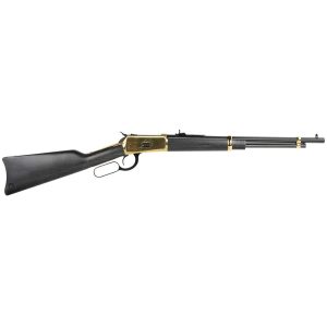 https3A2F2Fmedia.chattanoogashooting.com2Fimages2Fproduct2FHXH9204418G2FH9235718G.jpg Heritage 92 Lever Action Rifle .44 Mag 8rd Capacity 18" PVD Gold Barrel Wood Stock
