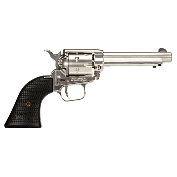 https3A2F2Fmedia.chattanoogashooting.com2Fimages2Fproduct2FHXRR22NI42FHXRR22NI4-1.jpg Heritage Rough Rider Handgun .22 LR 6rd Capacity 4.75" Barrel Black Poly Stars