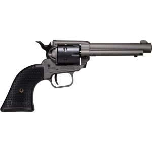 https3A2F2Fmedia.chattanoogashooting.com2Fimages2Fproduct2FHXSRR22C42FHXSRR22C4-1.jpg Heritage Rough Rider Handgun .22 LR 6rd Capacity 4.75" Barrel Polymer Black Tungsten Cerakote