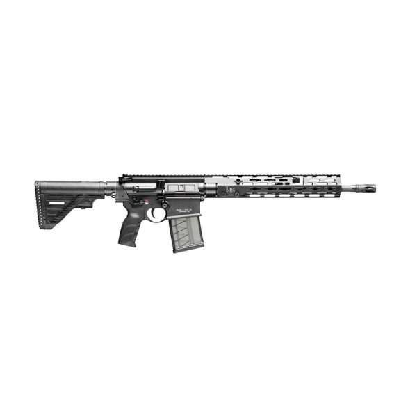 https3A2F2Fmedia.chattanoogashooting.com2Fimages2Fproduct2FHZ810008292FHZ81000829-1.jpg H&K MR762 A4 Rifle 7.62x51mm 20rd Magazine 16.5" Barrel Black