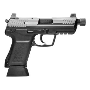 https3A2F2Fmedia.chattanoogashooting.com2Fimages2Fproduct2FHZ810011152FHZ810000222.jpg H&K HK45 Compact Tactical Handgun .45 Auto 10rd Magazines(2) 4.57" Threaded Barrel DA/SA V1 Decocking Level & Safety