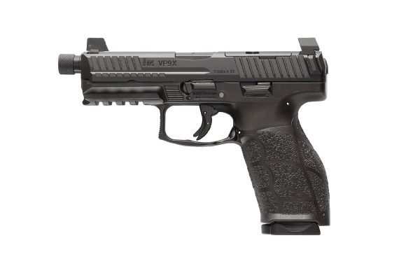 https3A2F2Fmedia.chattanoogashooting.com2Fimages2Fproduct2FHZ810012252FVP9A1-X-VP9A1-X-Tactical-Left-_-Brightened.jpg H&K VP9A1 X Tactical Optic Ready Handgun 9mm Luger 10rd Magazines(2) 4.7" Threaded Barrel Black