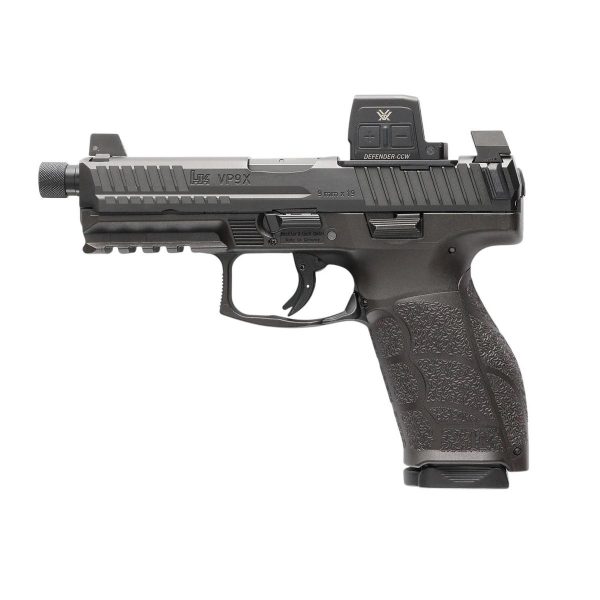 https3A2F2Fmedia.chattanoogashooting.com2Fimages2Fproduct2FHZ810013662FVP9A1-X-Tactical-VTX.jpg H&K VP9A1 X Tactical Optic Equipped(Vortex) Handgun 9mm Luger 10rd Magazines(2) 4.7" Threaded Barrel Black