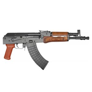 https3A2F2Fmedia.chattanoogashooting.com2Fimages2Fproduct2FIQAK0031FTW2FIQAK0031FTW.jpg Pioneer Arms Forged Hellpup AK-47 Handgun 7.62x39 30rd Magazines (2) 11.7" Barrel Black and Laminated Wood