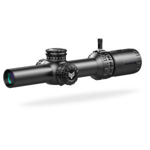 https3A2F2Fmedia.chattanoogashooting.com2Fimages2Fproduct2FIQARH11024GL2FIQARH11024GL2520252822529.png Swampfox Arrowhead LPVO Series Rifle Scope 1-10x24 30mm SFP Green IR MIL Black