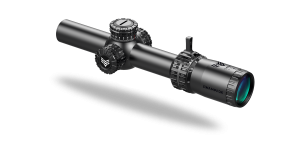 https3A2F2Fmedia.chattanoogashooting.com2Fimages2Fproduct2FIQARH18241B2FSwampfoxArrowhead_4.png Swampfox Arrowhead LPVO Series Rifle Scope - 1-8x24 30mm SFP Red Guerrilla Dot BDC Long - Black