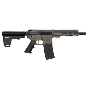 https3A2F2Fmedia.chattanoogashooting.com2Fimages2Fproduct2FIQGL15223PBTNG2FGL15223PB2520TNG2520New.jpg GLFA 223 Wylde Braced Pistol .223 Wylde 30rd Magazine 7.5" Nitride Barrel Tungsten Finish