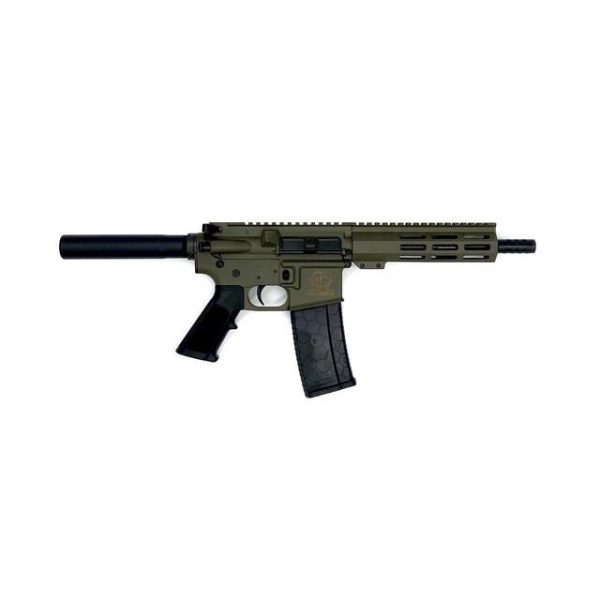 https3A2F2Fmedia.chattanoogashooting.com2Fimages2Fproduct2FIQGL15223PODG2FIQGL15223PODG.jpg Great Lakes AR-15 Pistol .223 Wylde 30rd Magazine 7.5" Nitride Barrel OD Green Finish