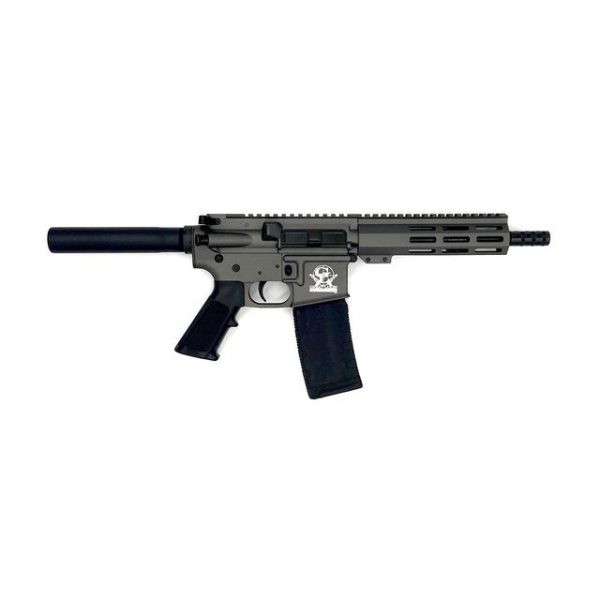 https3A2F2Fmedia.chattanoogashooting.com2Fimages2Fproduct2FIQGL15223PTNG2FIQGL15223PTNG.jpg Great Lakes AR-15 Pistol .223 Wylde 30rd Magazine 7.5" Nitride Barrel Tungsten Finish