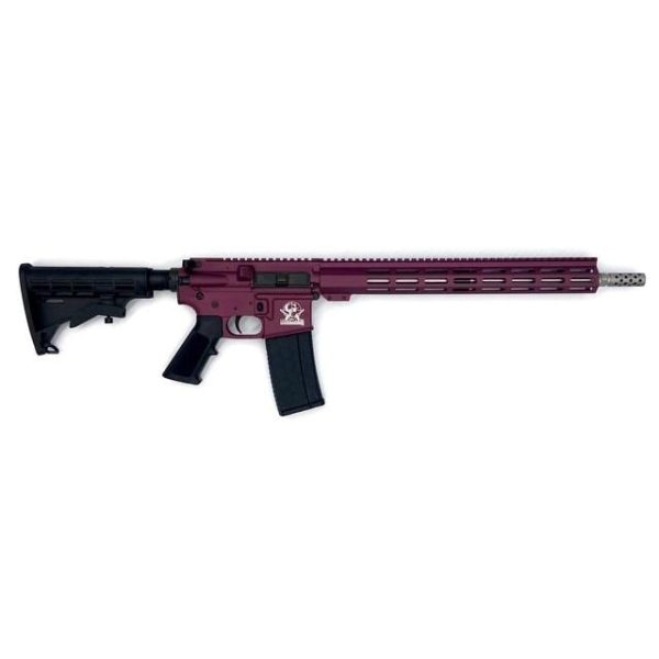 https3A2F2Fmedia.chattanoogashooting.com2Fimages2Fproduct2FIQGL15223SSCHY2FIQGL15223SSCHY.jpg GLFA AR-15 Rifle .223 Wylde 30rd Magazine 16" Stainless Steel Black Cherry Frame