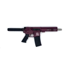 https3A2F2Fmedia.chattanoogashooting.com2Fimages2Fproduct2FIQGL15223SSPCHY2FIQGL15223SSPCHY.jpg Great Lakes AR-15 Pistol .223 Wylde 30rd Magazine 7.5" Stainless Barrel Black Cherry Finish