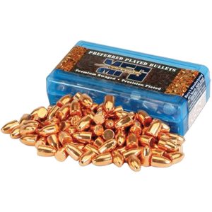 https3A2F2Fmedia.chattanoogashooting.com2Fimages2Fproduct2FJF768482FJF76848.jpg Berry's Superior Plated Pistol Bullets 9mm .356" 124 gr RN 250/ct