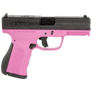 https3A2F2Fmedia.chattanoogashooting.com2Fimages2Fproduct2FJJFMKG49PK2FJJFMKG49PK1.jpg FMK Mach 9 Handgun 9mm Luger 10rd Magazine(1) 4" Barrel Optic Ready Pink Frame