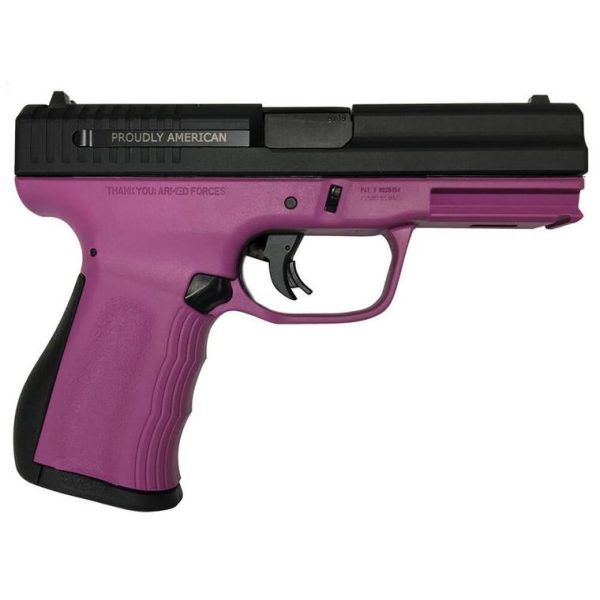 https3A2F2Fmedia.chattanoogashooting.com2Fimages2Fproduct2FJJFMKG9C1G2PKSS2FJJFMKG9C1G2PKSS1.jpg FMK Firearms 9C1G2 FAT Handgun 9mm 14/rd 4" Barrel Pink Rasberry Grip with Black Slide