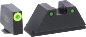Screenshot Green Tritium LimeGreenLumi Rnd Outline .315/Black .394 for Glock Tall Supp