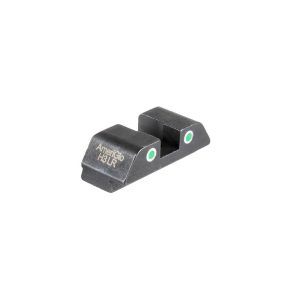 https3A2F2Fmedia.chattanoogashooting.com2Fimages2Fproduct2FKQGL8113R2FKQGL8113R-1.jpg Ameriglo Tritium 2-Dot Rear Handgun Sight for Glock Green with White Front
