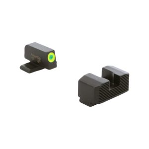 https3A2F2Fmedia.chattanoogashooting.com2Fimages2Fproduct2FKQSA5342FKQSA534.jpg Ameriglo Green Tritium LumiGreen Outline Front Black Serrated Rear Hellcat OSP