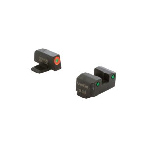 https3A2F2Fmedia.chattanoogashooting.com2Fimages2Fproduct2FKQSG8172FKQSG817-1.jpg Ameriglo Trooper Tritium Handgun Sight Set for Sig with #6 Front and #8 Rear Green Rear Green with Orange Front