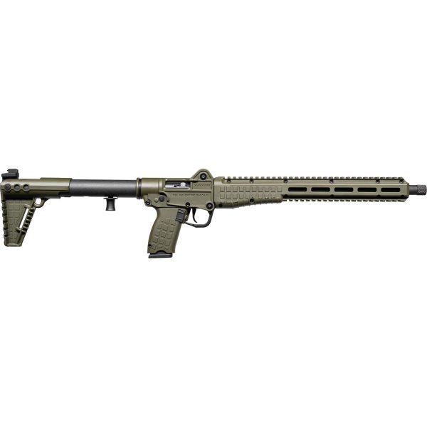 https3A2F2Fmedia.chattanoogashooting.com2Fimages2Fproduct2FKTSUB2K10GLKGRN2FKTSUB2K10GLKGRN1_1.jpg Kel-Tec Gen3 SUB2000 w/Glock Model 20 Style Grip 10mm Auto 15rd Magazine 16.15" Barrel Green