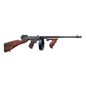 https3A2F2Fmedia.chattanoogashooting.com2Fimages2Fproduct2FKZT150D2FKZT150D_1_2.jpg Thompson 1927A1 Carbine .45 Auto 20rd Stick 50rd Drum Magazines 18" Barrel Wood Stock