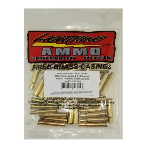 https3A2F2Fmedia.chattanoogashooting.com2Fimages2Fproduct2FLALA40302FLALA4243-4.jpg Lightning Ammo Reconditioned Ready to Load Brass 30-30 50/ct